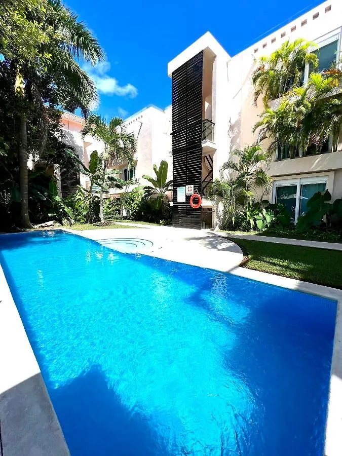 Departamento En El Corazon De Playa Del Carmen Lägenhet 0*,